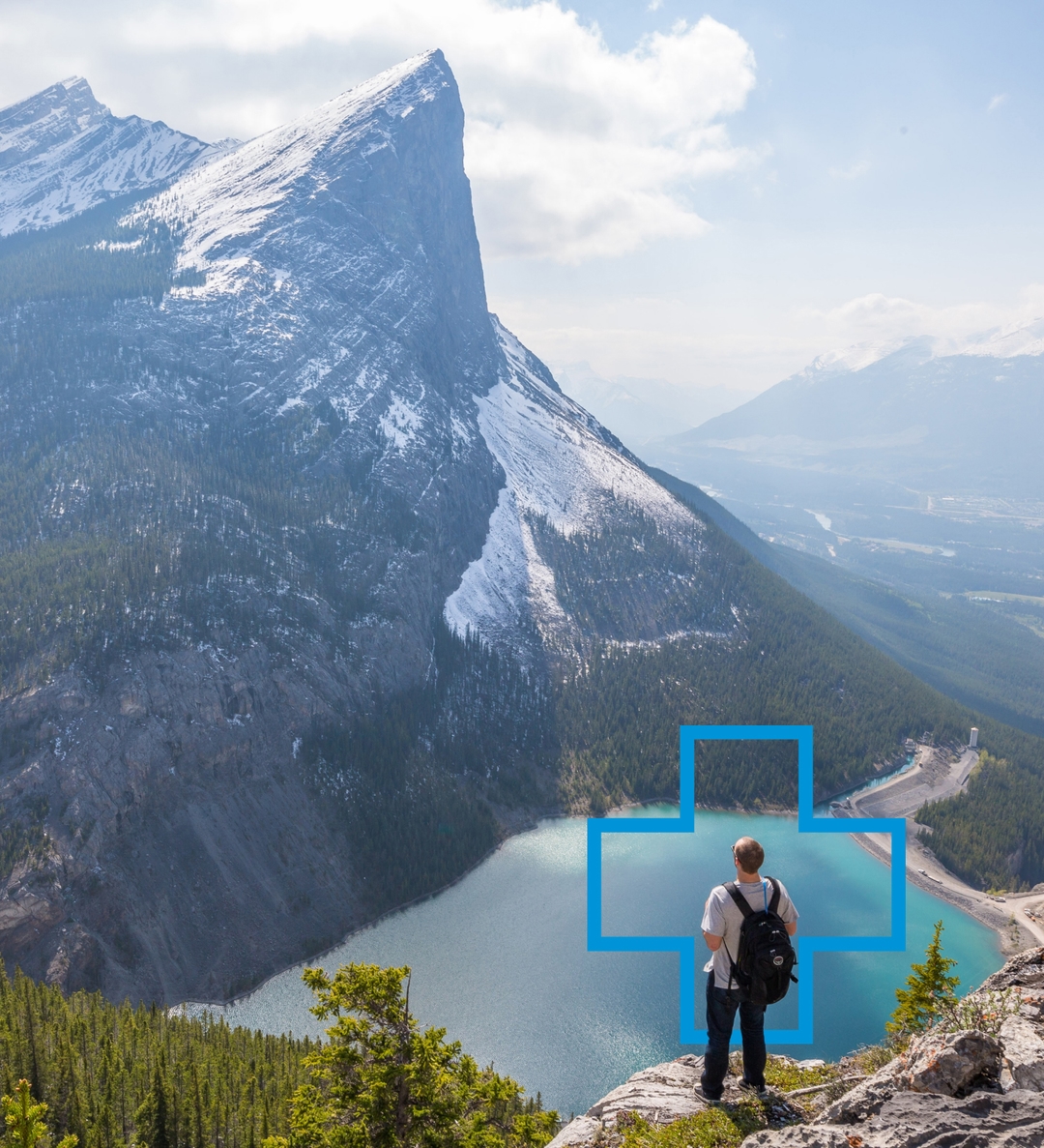 Blue Cross montain